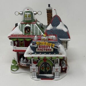 Dept 56 North Pole Series ROBBIES ROBOT FACTORY #799998 w/ Box